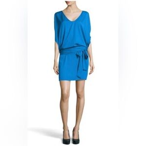 Diane Von Furstenberg Vibrant Blue mini dress Vintage